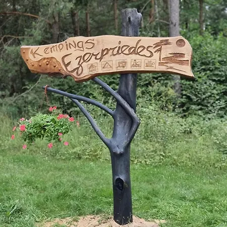 Campingplatz Kempings Ezerpriedes